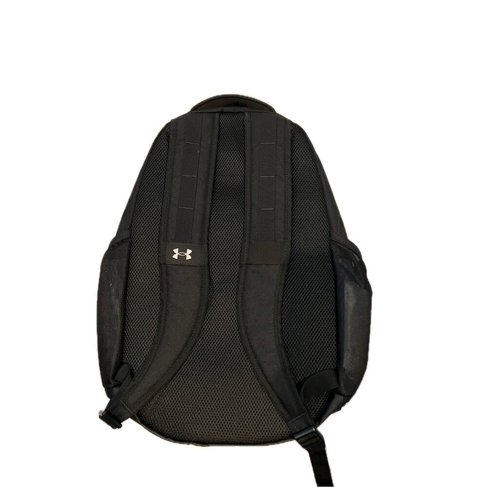 Under Armour Gray Black Hustle 5.0 Backpack - Picture 2 of 5